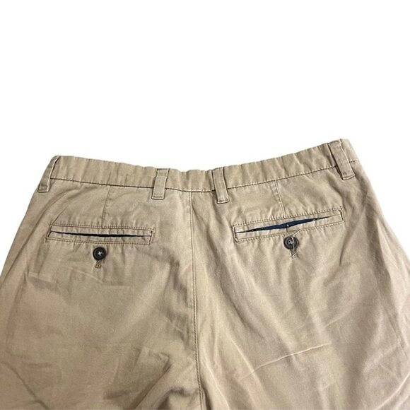 Across the Pond men's pants 32 tan khaki chinos soft 31.5 inseam - Picture 7 of 9